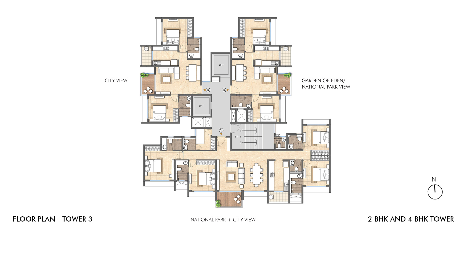 Lodha Woods Master & Floor Plans in Kandivali East | Lodha Group